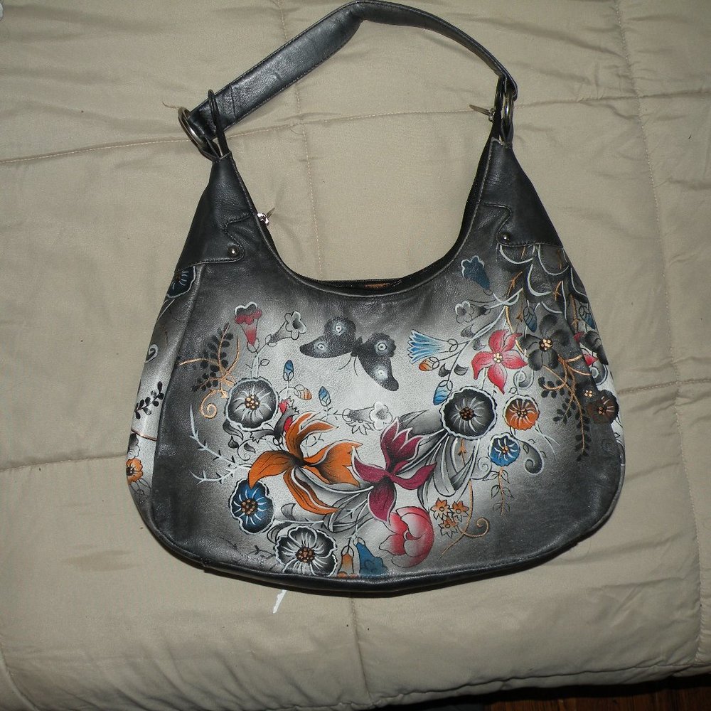genuine leather Biacci handbag